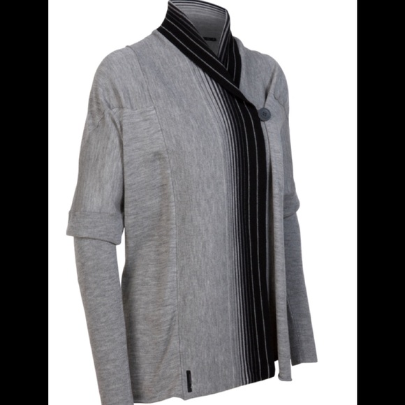 Icebreaker Athena Wrap merino cardigan M - Picture 2 of 11